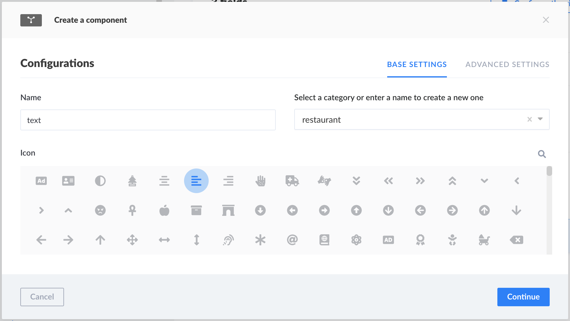 Component creation